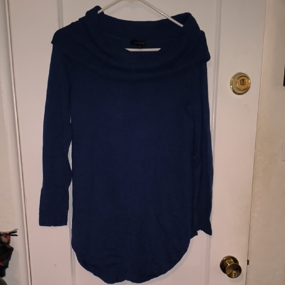 The Limited | Navy Cowl Neck Sweater - Picture 1 of 6